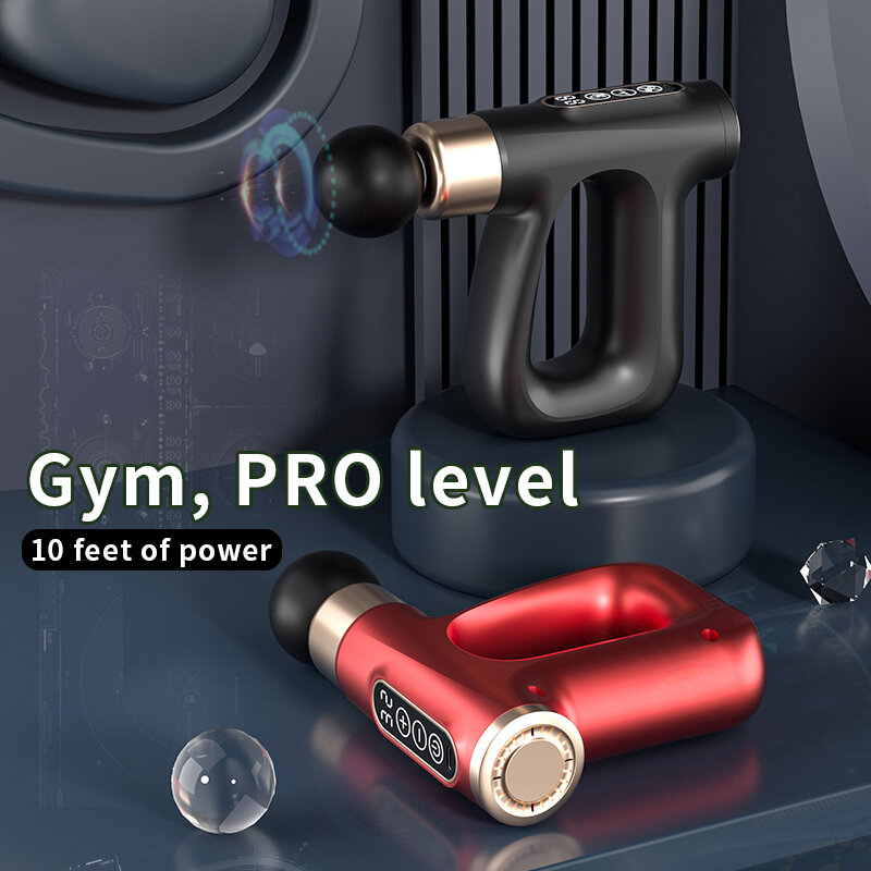 Gorący kompres traumatyczny pistolet Booster masaż Fitness elektryczny powrót 32 regulowane prędkości Mini masażer szyi całego ciała perkusja