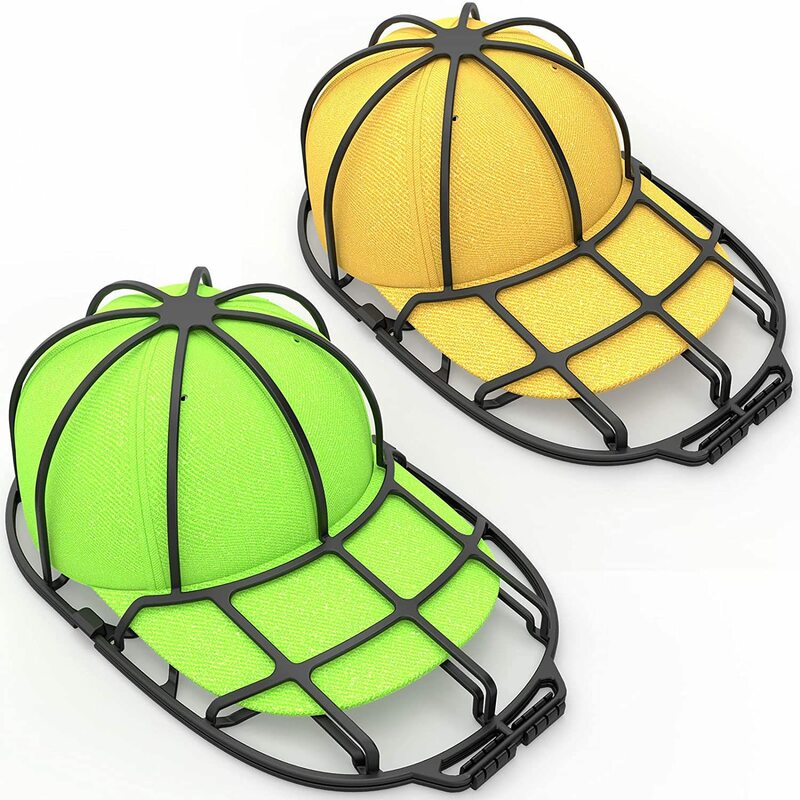 Topi Pencuci Topi Bisbol Pembersih Cocok untuk Dewasa Anak-anak Topi Mesin Cuci Bingkai Kandang Penyimpanan Topi Pelindung Rak untuk Mesin Cuci