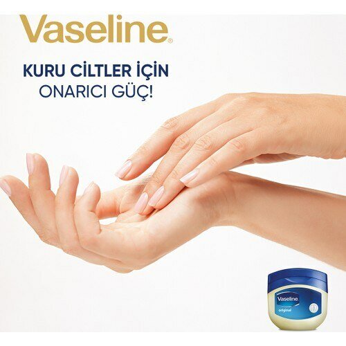 Original Vaseline Moisturizing Gel Cream 100 ml - Skin Protection and Repairing - 100% Pure Petroleum Jelly - Hypoallergenic