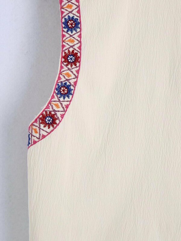 Chaleco Corto Vintage con bordado Floral para mujer, chaqueta de estilo nacional, retales, informal, Tops
