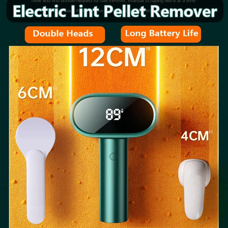 Electric Lint Remover for Clothing Spool Machine Digital Display Hairball Trimmer Clothes Shaver USB Charge Shaver Pellet Remove