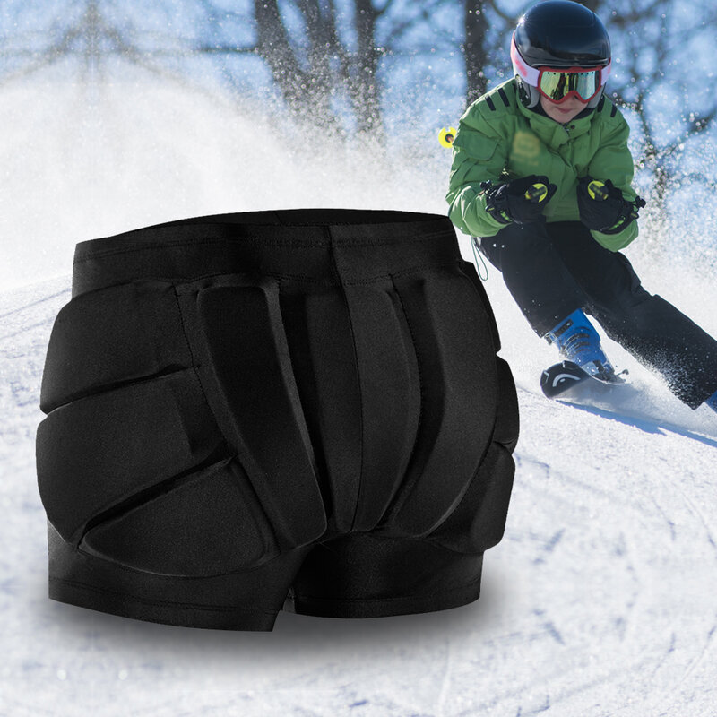 WOSAWE pantaloncini da sci Armor sport all'aria aperta Skate protezione da Snowboard protezione da sci pattinaggio pantaloncini imbottiti protettivi per l'anca