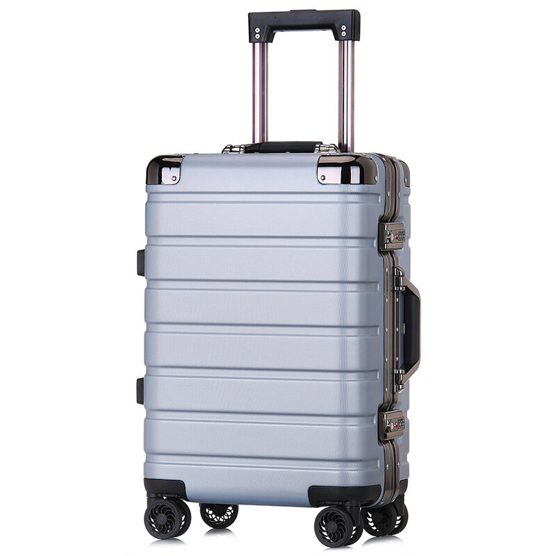 20''24'' Inch Aluminium Frame Bagage Hardside Rollende Trolley Bagage Koffer 20 Cabine Handbagage 24 Gecontroleerd Bagage