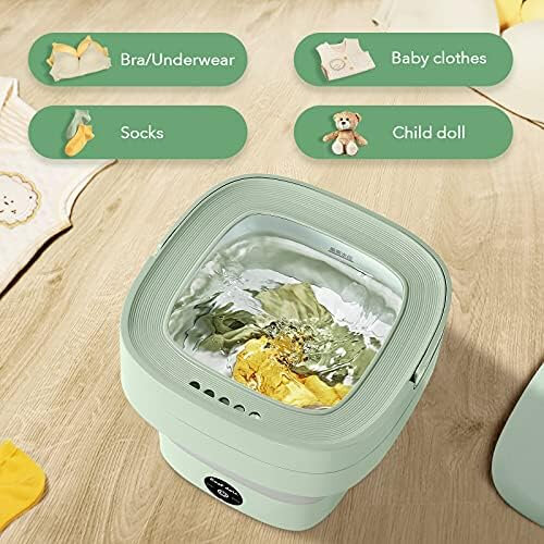 Waschmaschine mit effektiver Steri-Lizing-Funktion-faltbare Mini-Waschmaschine für Baby kleidung, Unterwäsche oder kleine Gegenstände, sui