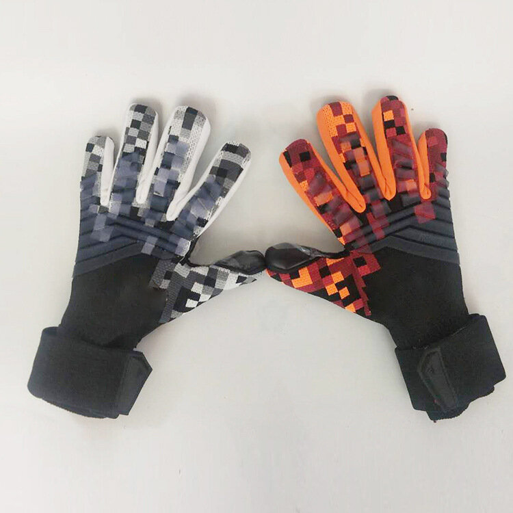 Football Goalkeeper Gloves Finger Protection Thick Latex Non-slip Goalkeeper Glove Professional Soccer Goalkeeper Gloves