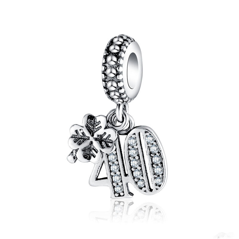 Suitable for original Pandora birthday charm bracelet 925 sterling silver friend queen21 40 50 pendant beaded DIY jewelry making