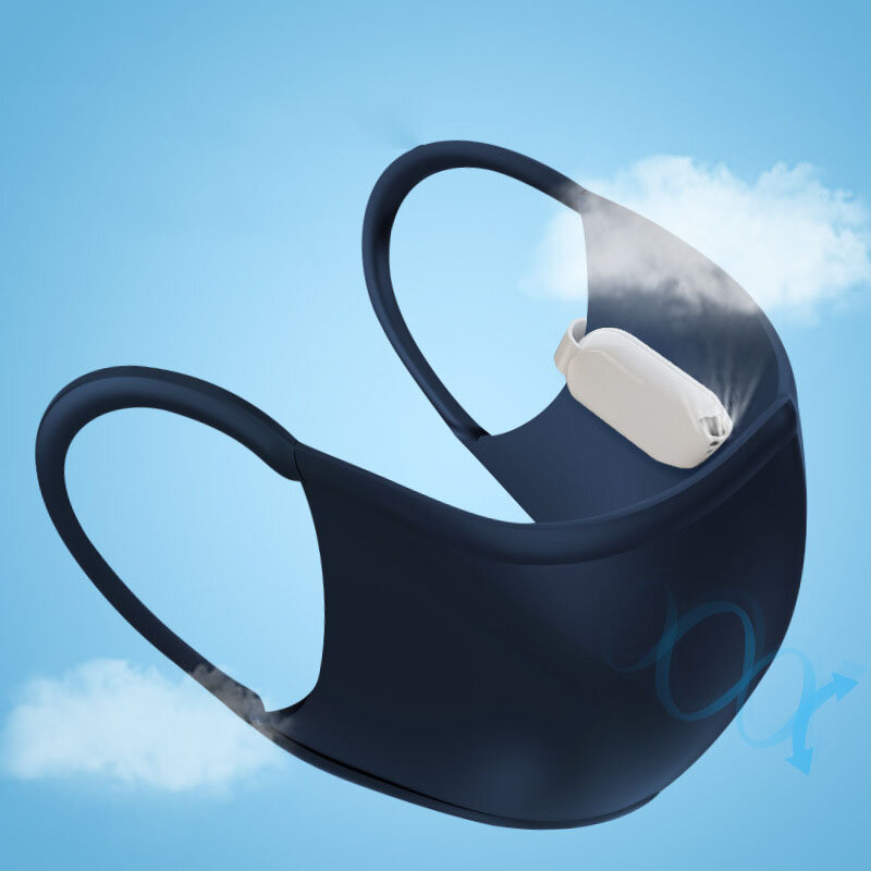 Новый портативный вентилятор Xiaomi для маски для лица с клипсой переносной персональный охладитель выхлопного Воздуха бесшумный USB мини-охла...