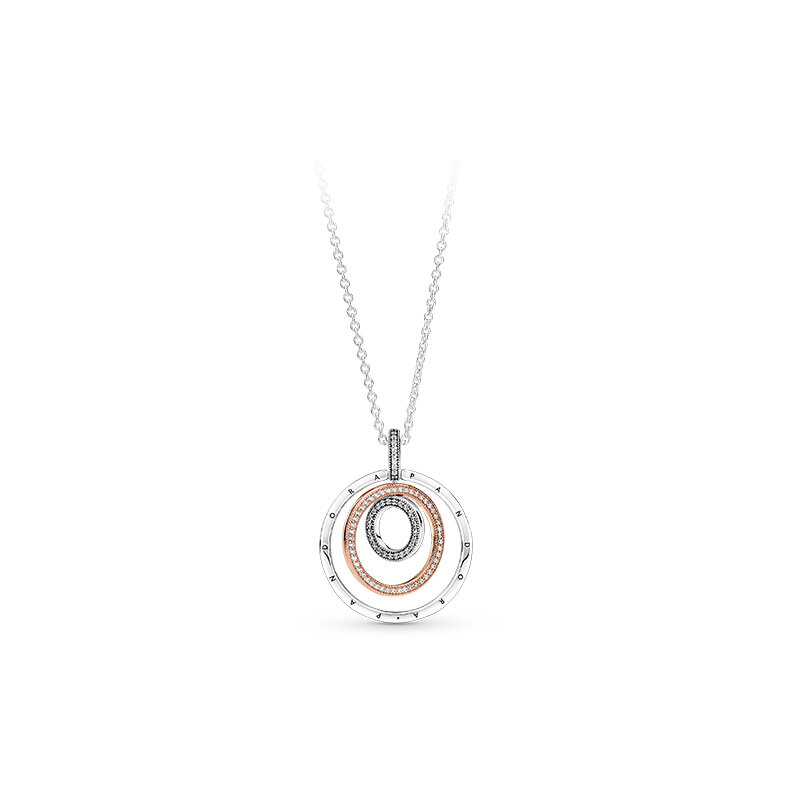 Женское ожерелье из серебра 2021 пробы, с шармами «сделай сам»