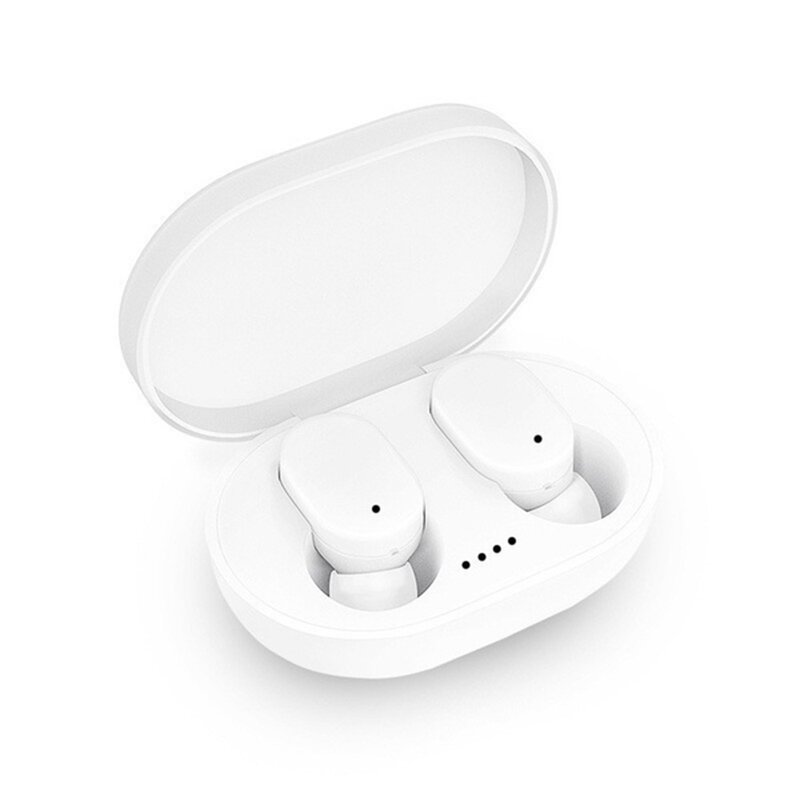 A6S E7s Headset Bluetooth Generasi Ketiga Headset Mini Olahraga Nirkabel Stereo In-Ear