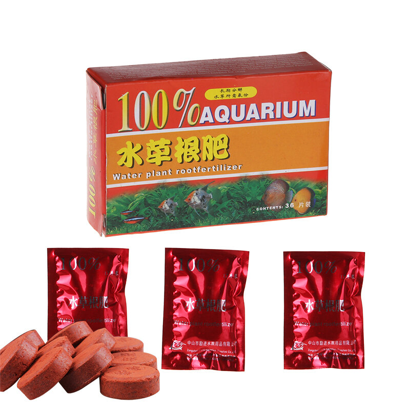 Aquarium Water Plant Root Fertilizers with Active Iron Manganese for Water Plant Growth Fish Tank Co2 Carbon Dioxide Diffuser