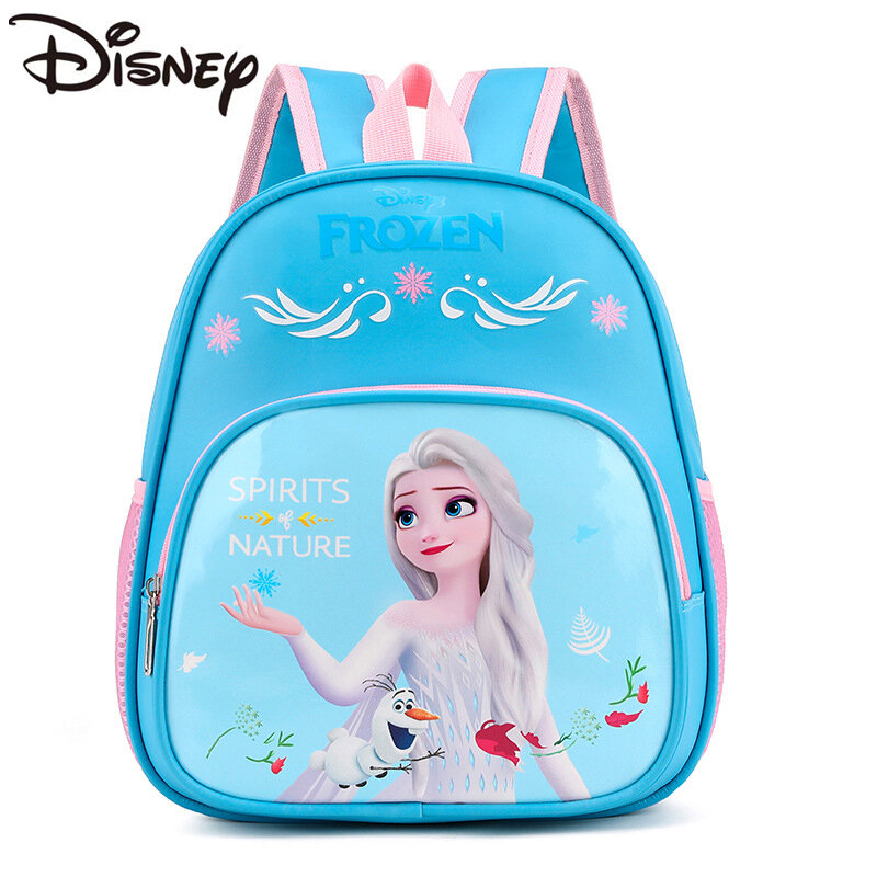 Disney novo congelado 2 meninas mochila elsa anna escola primária bolsa de ombro grande-capacidade à prova dlarge água presentes para meninas