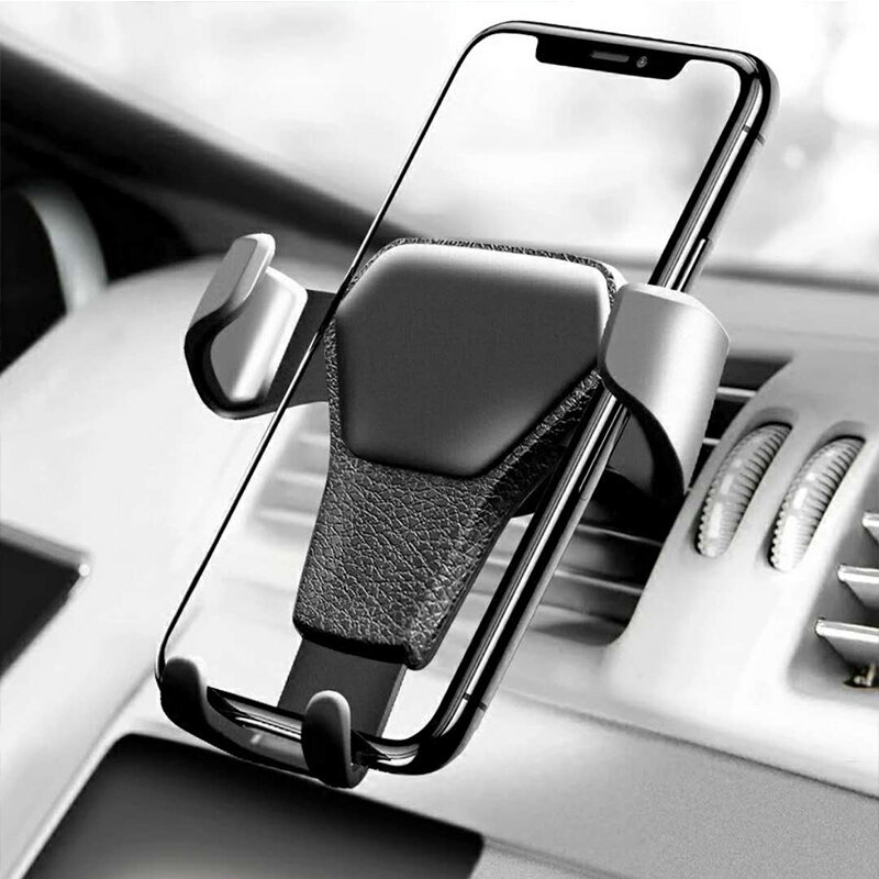 Universal Gravity Auto Phone Holder Car Air Vent Clip Mount Mobile Phone Holder CellPhone Stand Support untuk iPhone For Car