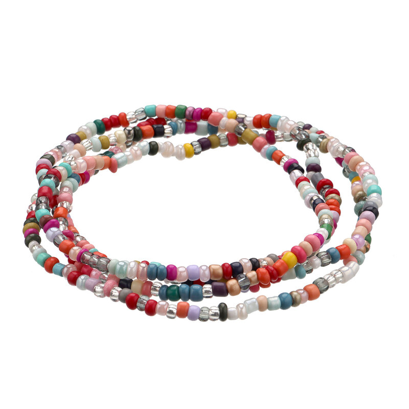 ZLALHAJA Multicolor Bohemia Waist Beads For Women Sexy Belly Body Chain Lady Summer Bikini Beach Jewelry Accessories