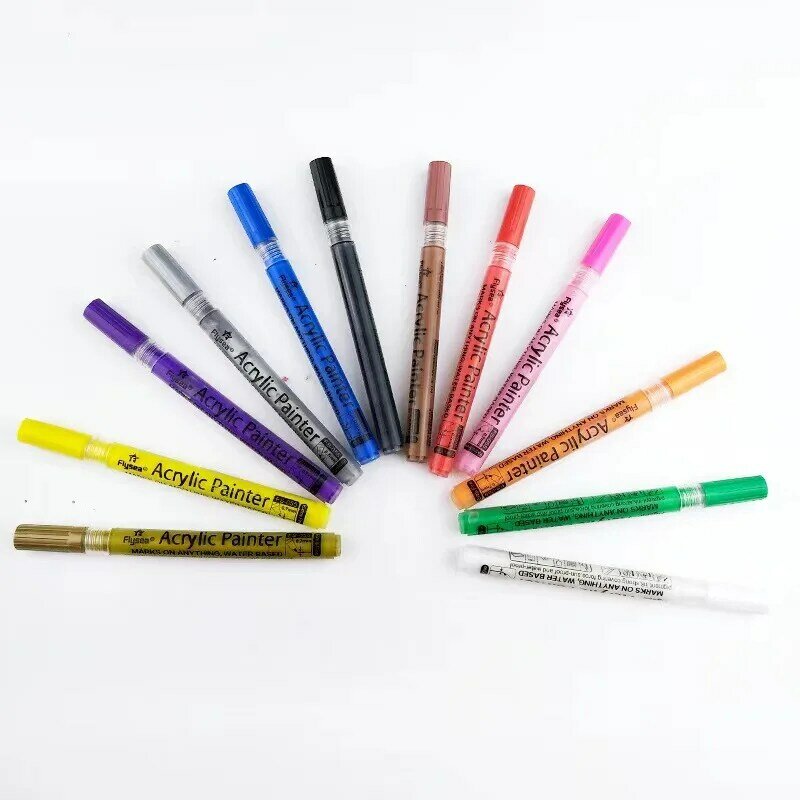 Bolígrafos para colorear de cabeza de club de Golf, bolígrafos de colores para diario, pintura de garabatos, decoración de club de Golf