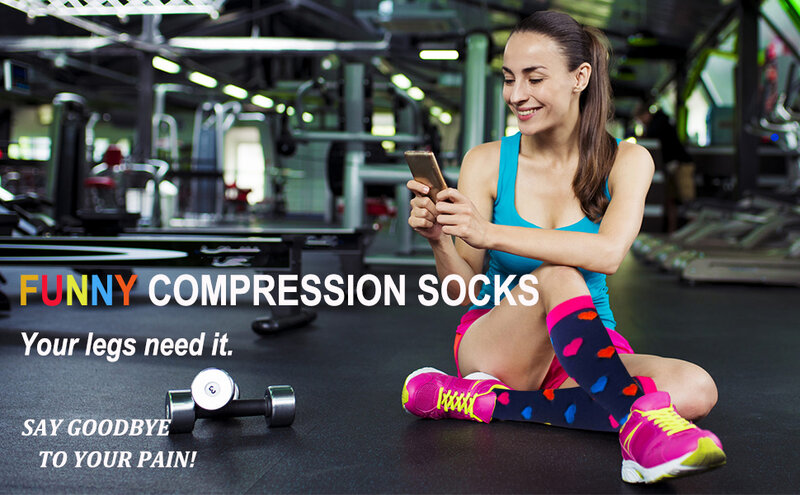 Compression Socks Men Women Knee High Stockings 20-30 MmHg Fit Medical Edema Diabetes Varicose Veins Running Anti Fatigue Socks