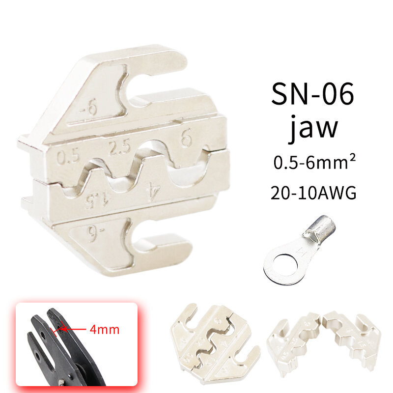 Tang Alat Crimping Jaws SN-48B / 48BS / 02C / 2549 / 03H / 2546B / 2WF2C / 06WF / 16WF / 06, Digunakan untuk Terminal Crimping