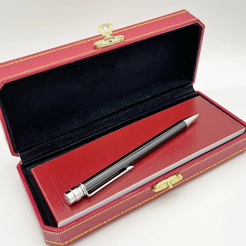 Шариковая ручка YAMALANG с тонким стержнем, Классическая Роскошная брендовая металлическая каучуковая ручка для бизнеса и офиса, канцелярские принадлежности для письма, подарок для женщины