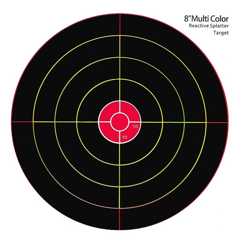 10 Buah Stiker Reaktif Target Tembak Target Perekat Target Menembak untuk Latihan Menembak Busur Panahan