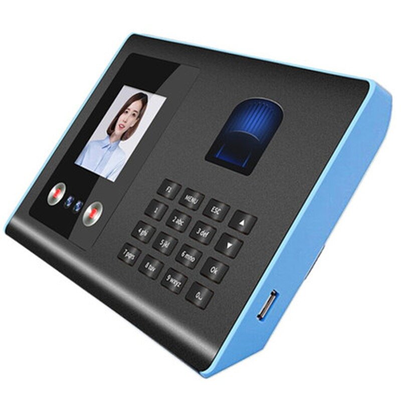 Máquina de cartão de tempo de reconhecimento de rosto YK-FA01 face sign-in máquina de impressão digital facial tudo-em-um empregado soco no dispositivo