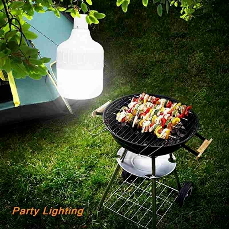Portable LED Light Outdoor High Power USB Rechargeable Lantern Super Bright Waterproof LED Flashlight Garden Fishing Camping