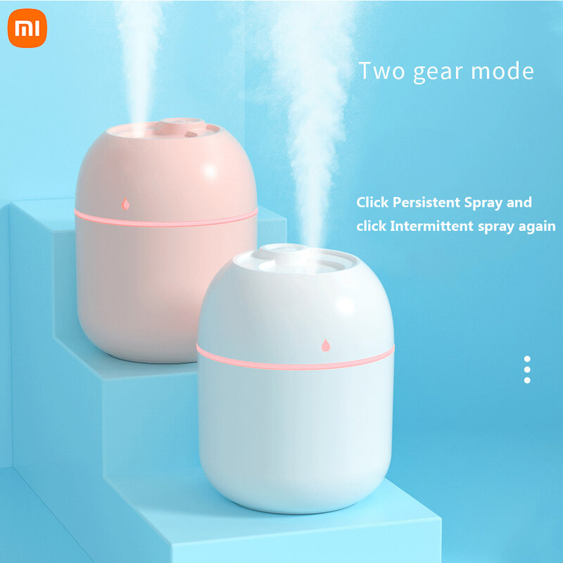 Xiaomi Draagbare Water Drop Luchtbevochtiger Usb Desktop Indoor Air Verneveling Luchtbevochtiger Huishouden Mute Grote Sproeibevochtiger