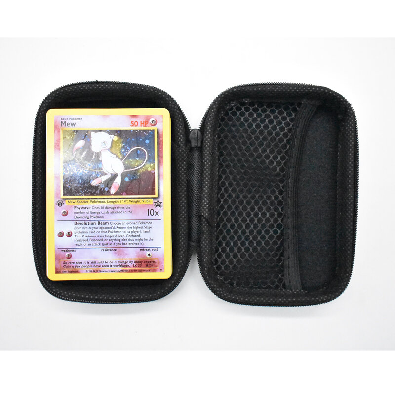 9PCS/1กระเป๋าการ์ดโปเกม่อนอะนิเมะดาบ & Non ทำซ้ำภาษาอังกฤษการ์ดเกม Battle Carte Trading Pikachu Mewtwo เด็กการ์ดโปเกม่อ...