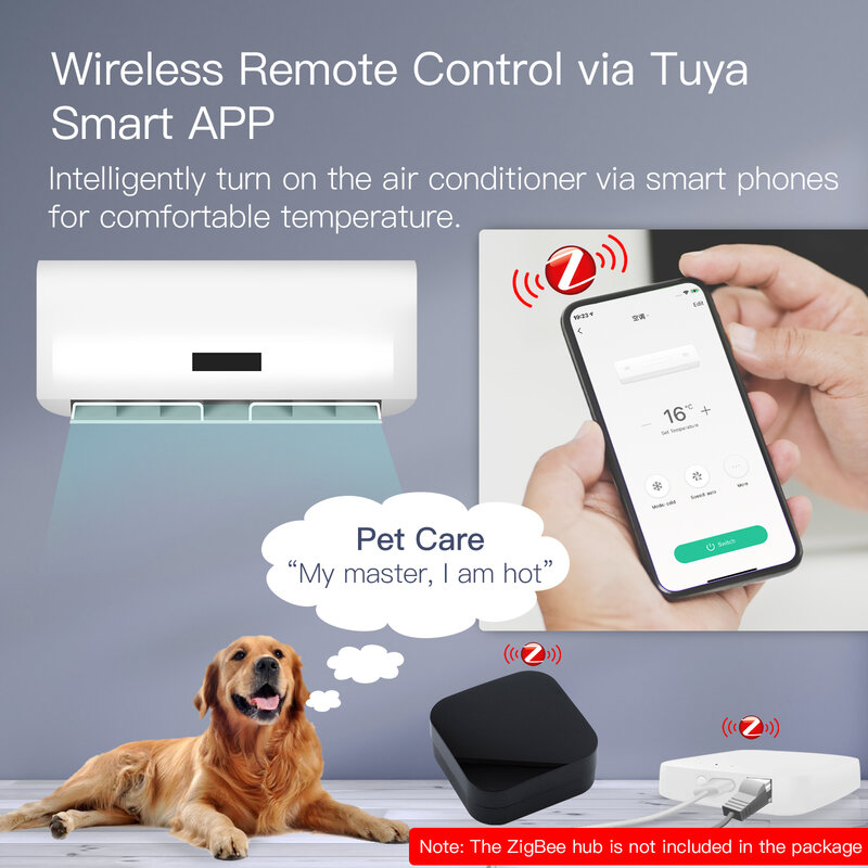 Lonsonho Tuya Smart Zigbee IR Remote Controller Center Smartlife Wireless Automation Control Alexa Google Home Compatible