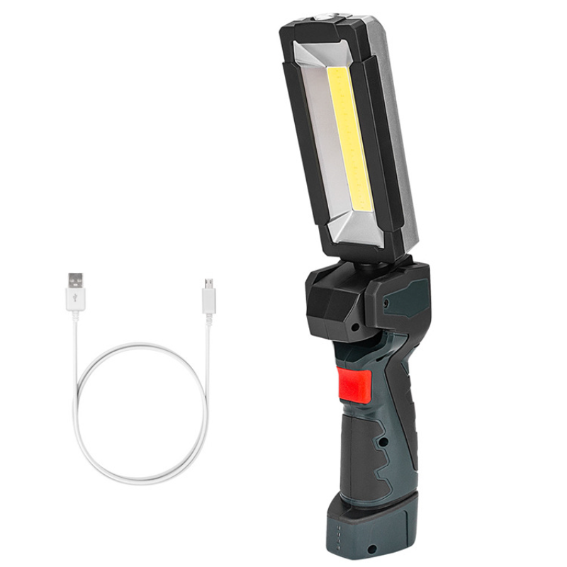 New Multifunctional Outdoor Handheld Mobile Work Lamp 360 Degree Rotation with Magnet USB Charging Emergency Lamp