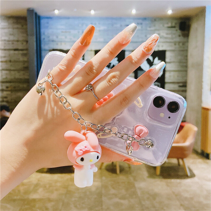 Sanrioed Kawaii Anime Cinnamoroll My Melody Phone Case for Iphone11 12 13Pro Xs Cartoon Cute Full Lens Protection Cover Shell