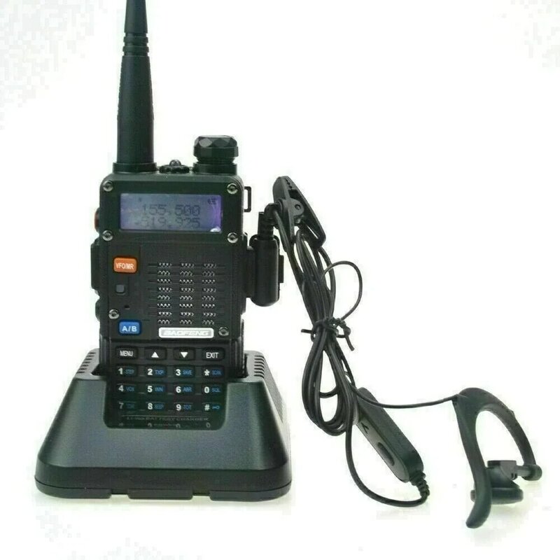 BaoFeng BF-UV-F8HP 8วัตต์วิทยุ (136-174MHz VHF และ400-520MHz UHF) ประกอบด้วยชุดแบตเตอรี่
