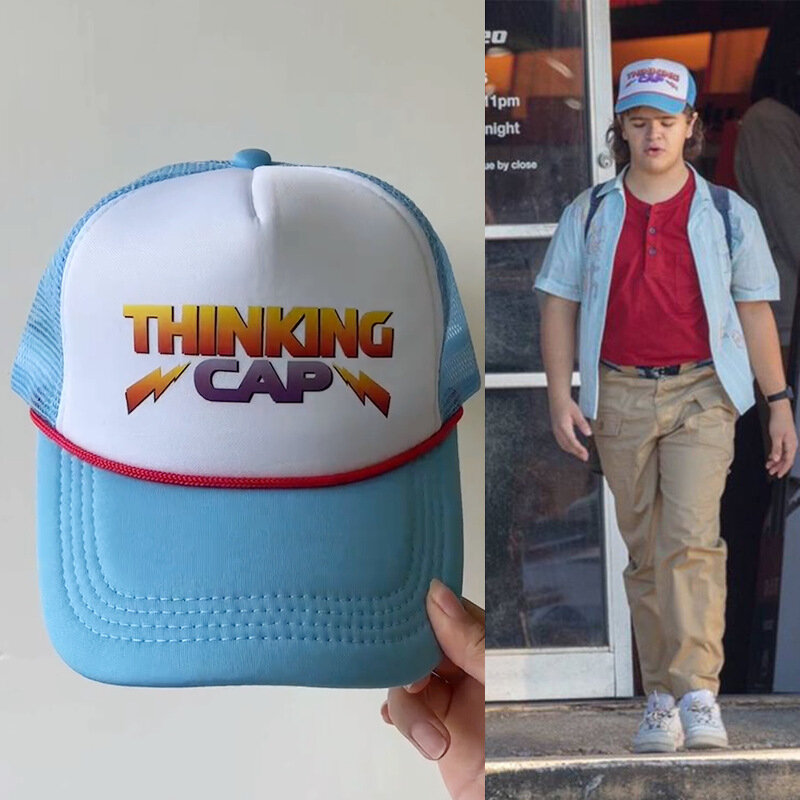 Chapeau de Cosplay Stranger Things saison 4, casquette Montauk Dustin pour garçon, casquette de Baseball, casquette de camionneur unisexe réglable