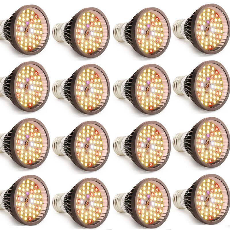 Xryl 2-20Pcs 40W E27 Led Grow Plant Volledige Spectrum Warm Licht SMD2835 Lamp Voor Indoor Planten zaailing Groeien Tent Led Groei Lamp