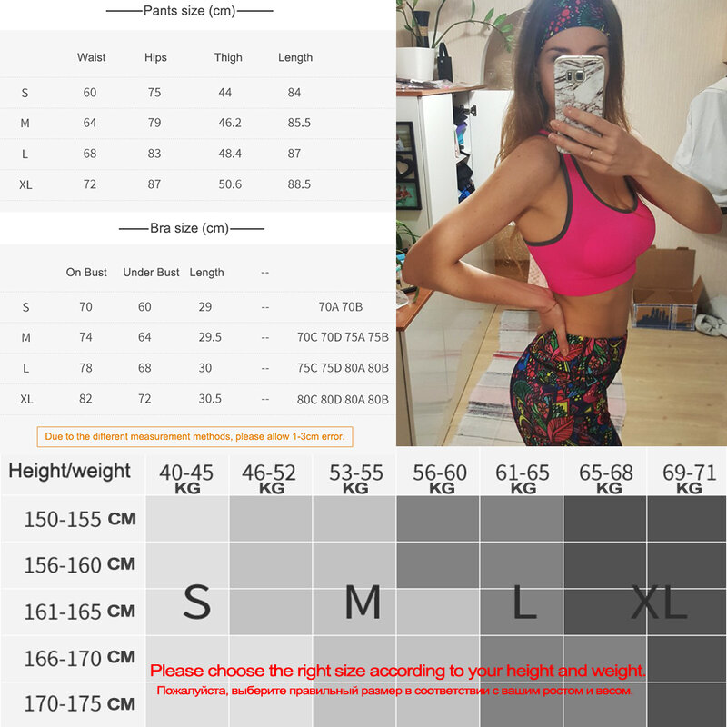 Women Tracksuit Fitness Sportswear Female Gym Clothes Running Workout Top Bra Sports Leggings Suit Yoga Outfit Set With Headband