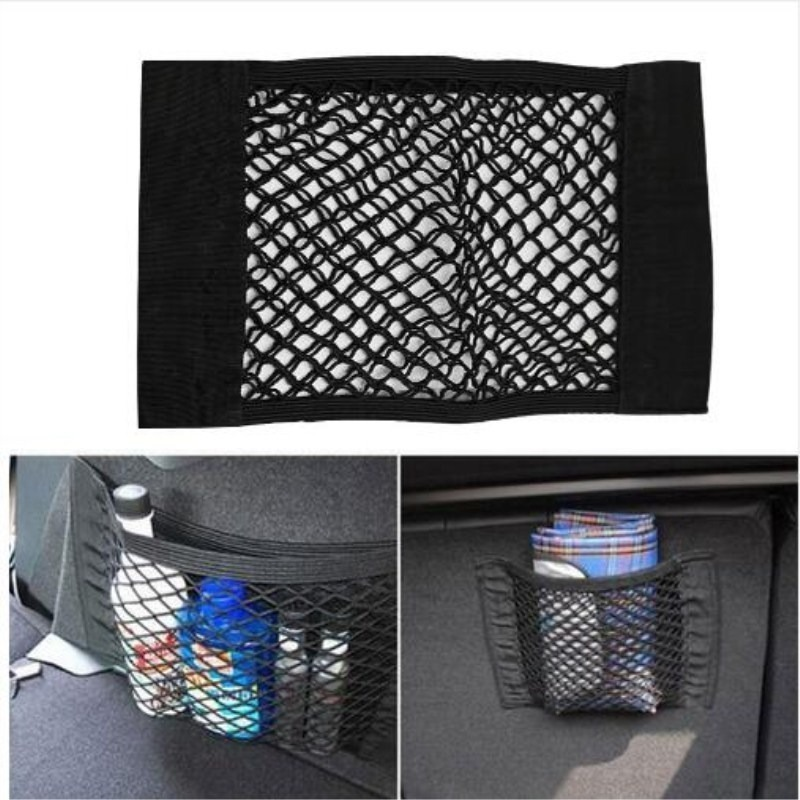 Universe Car Trunk Elastic Mesh Bag Durable String Storage Net Bag High Capacity Interior Organizer Car Accessories