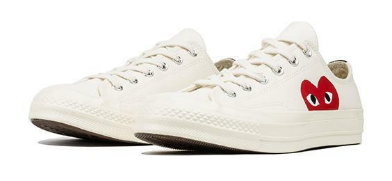 Converse-zapatillas de deporte Chuck Taylor All Star 70s Ox Comme Des Garcons, blancas, para Skateboarding