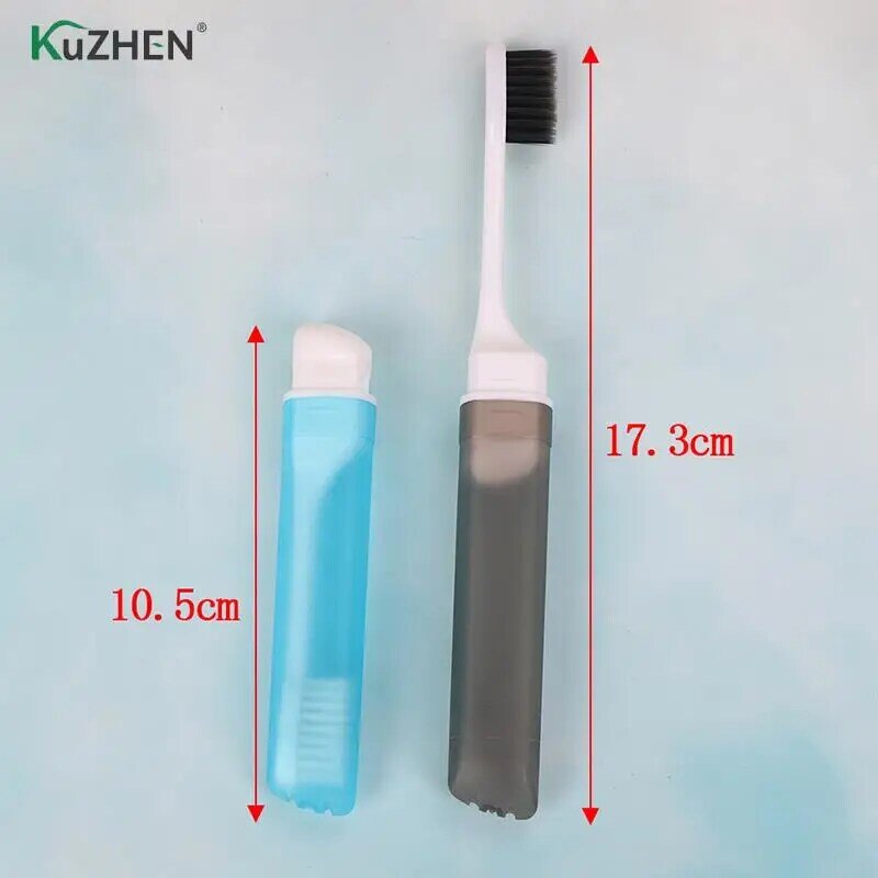 1PCS Portable Folding Toothbrush With Super Soft Bristle Travelling Toothbrush For Outdoor Camping Business Trip