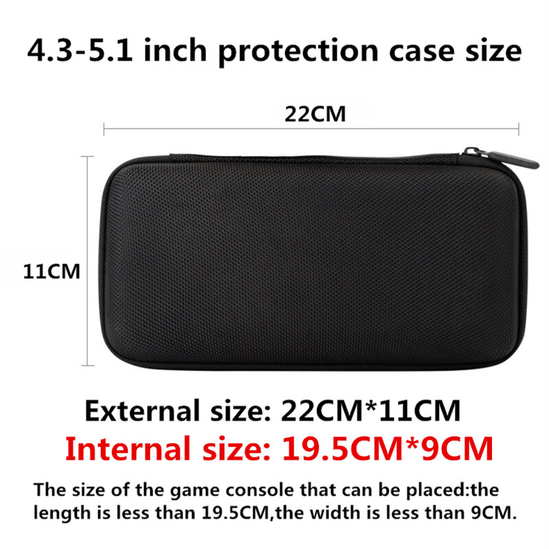 게임 콘솔 보호 케이스 하드 케이스 4.3/5.0/5.1/7.0 인치, 게임 콘솔 가방은 스크래치/드롭으로부터 게임 콘솔을 보호 할 수 있습니다