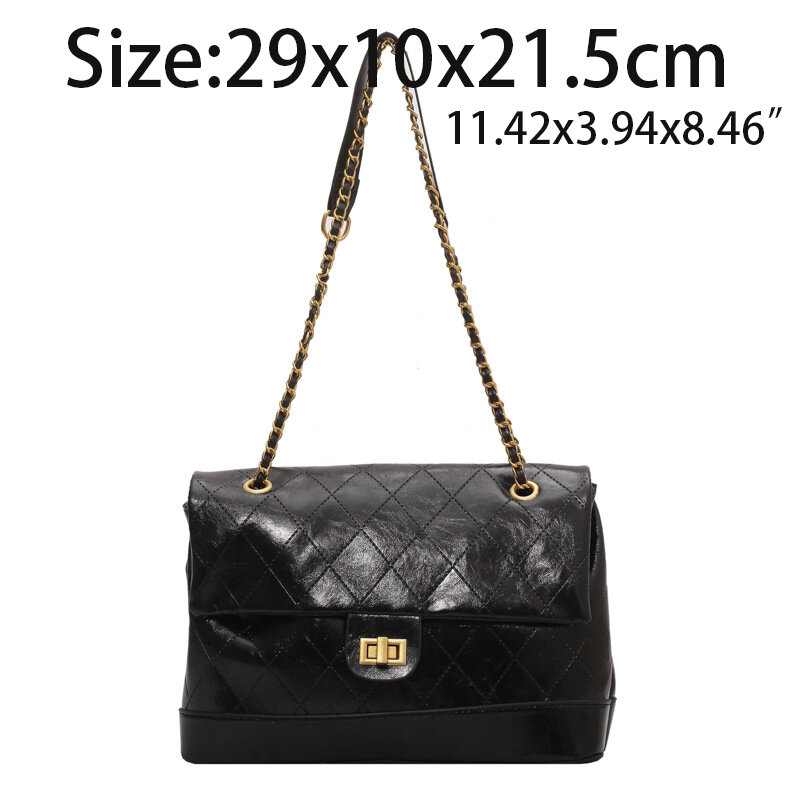 Borse a tracolla da donna di Design di marca INS borse da donna di grande capacità di moda borse da donna coreane Vintage Hasp PU Leather Message Bags
