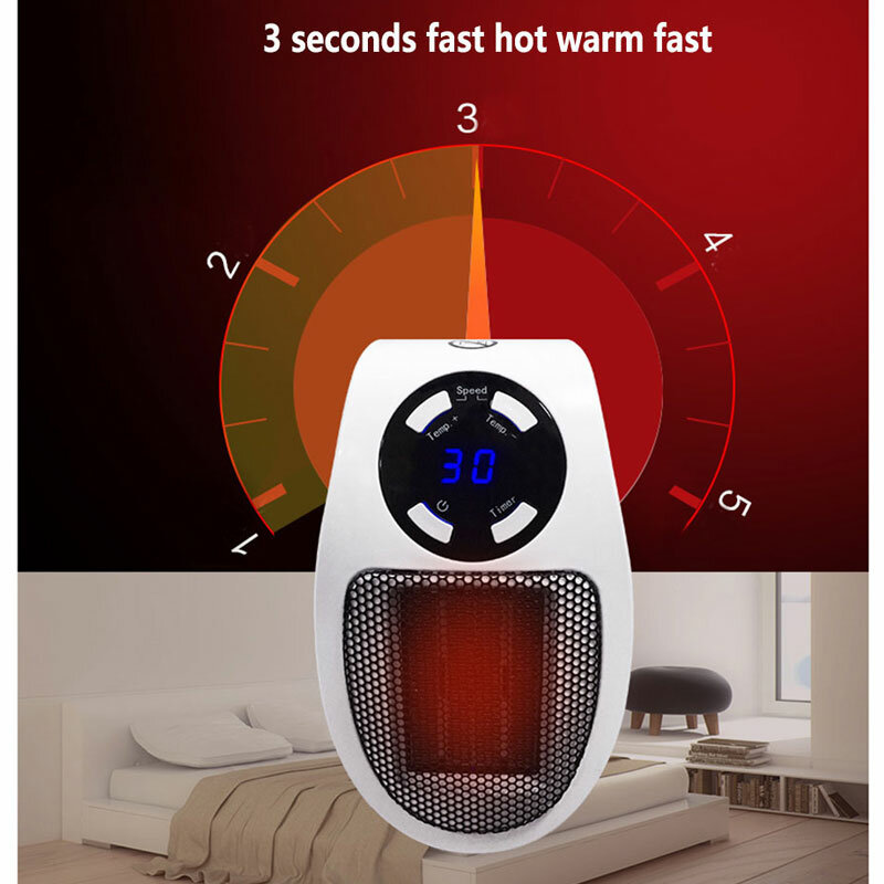 Xiaomi แบบพกพาไฟฟ้าปลั๊กเครื่องทำความร้อนห้องที่มีประสิทธิภาพ Warm Blower Remote อุ่นเครื่องอุ่นสำหรับฤ...
