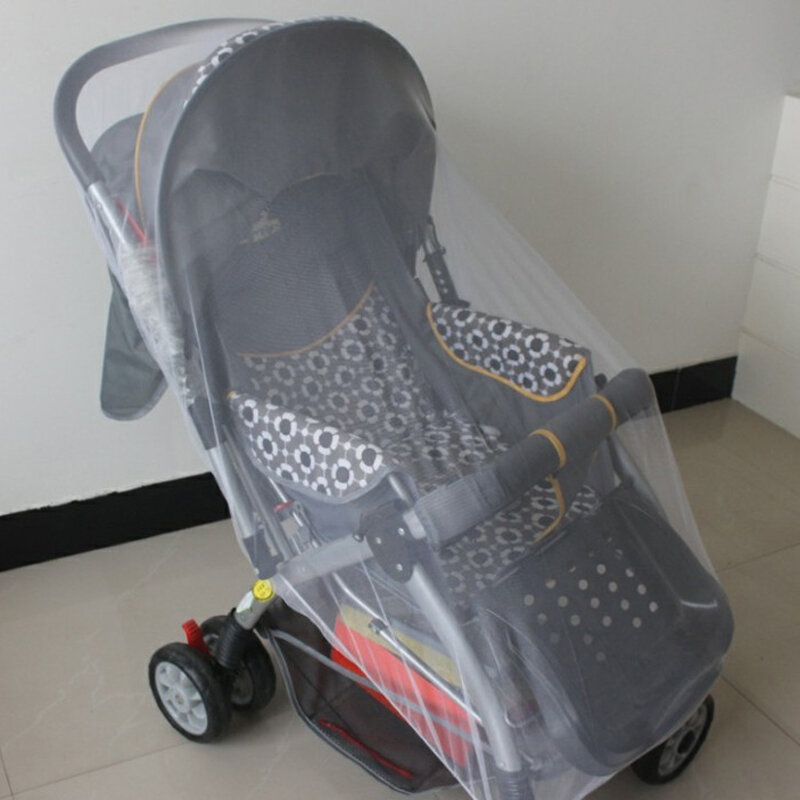 Kinderwagen Klamboe Kinderwagen Insect Shield Mesh Voor Wandelwagen Safe Zuigelingen Bescherming Netto Cover Kinderwagen Accessoires