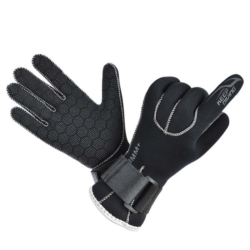 1 Pair 3mm Diving Gloves Non-slip Wear-resistant Cold-proof Wetsuit Gloves Underwater Accessories Dg-203 Swimming Finger Covers