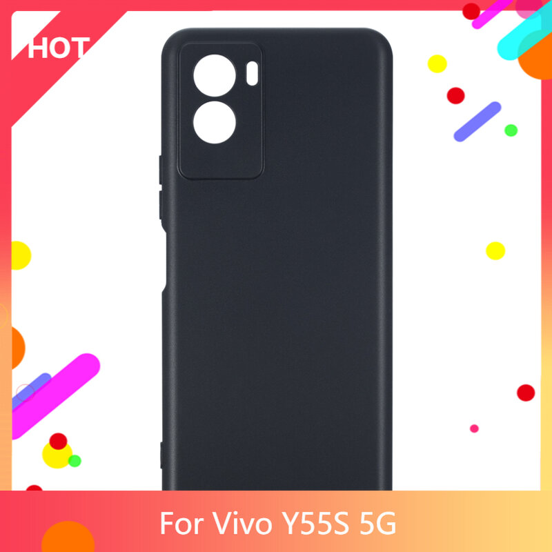 Y55S 5G Case Matte Soft Silicone TPU Back Cover For Vivo Y55S 5G Phone Case Slim shockproof