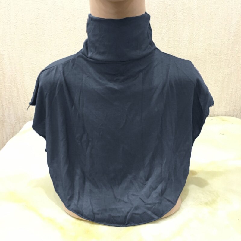 Cuello de tortuga falso para hombres y mujeres, cuello de Dickey, blusa desmontable, media parte superior, falso