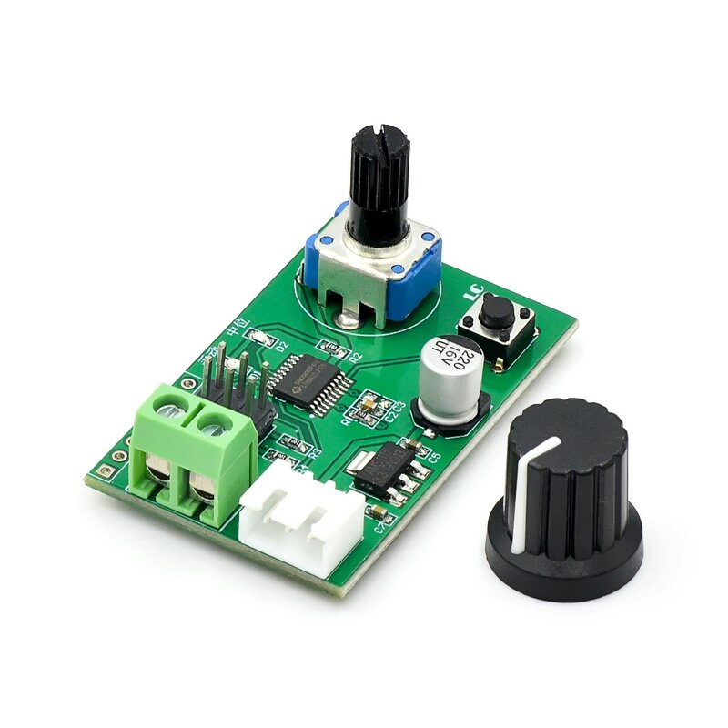 Dual Channel Serial Control Board Switch, MCU Steering Gear Depuração Módulo, Botão ajustável, MG995, MG996, SG90, 8 Bit