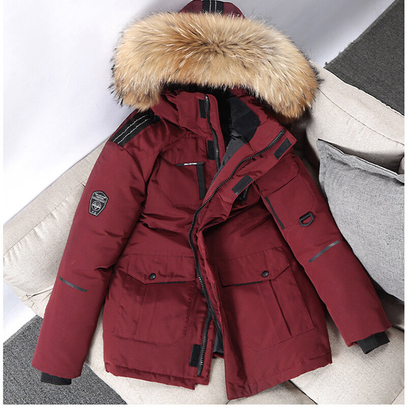 Зимняя мужская куртка, толстая одежда, пальто, теплая водонепроницаемая модная повседневная мужская утепленная Молодежная популярная одежда с капюшоном для мужчин и женщин