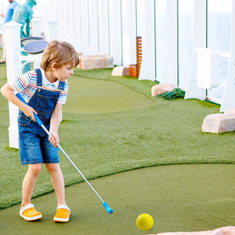 Pelotas de Golf de espuma PU para niños, 10 piezas, 42MM, para entrenamiento en interiores y exteriores, suministros de Golf, pelotas de práctica, varios colores