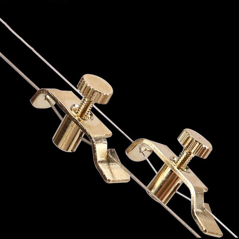 1 sintonizzatori Spinner Erhu professionali correttore Trimmer a 2 corde accessori per strumenti musicali in metallo placcato in oro Urheen
