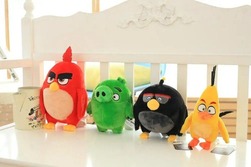 Angry red bird plush toys anime stuffed doll Cute Holiday gifts for children Children's birthday present Anime characters totoro
