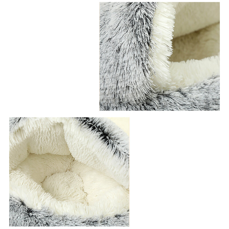 2023 New Cat Kennel Plush Winter Warm Ded Soft Comfortable Pet Accessories Cat Clanket For Small-50CM Medium-65CM