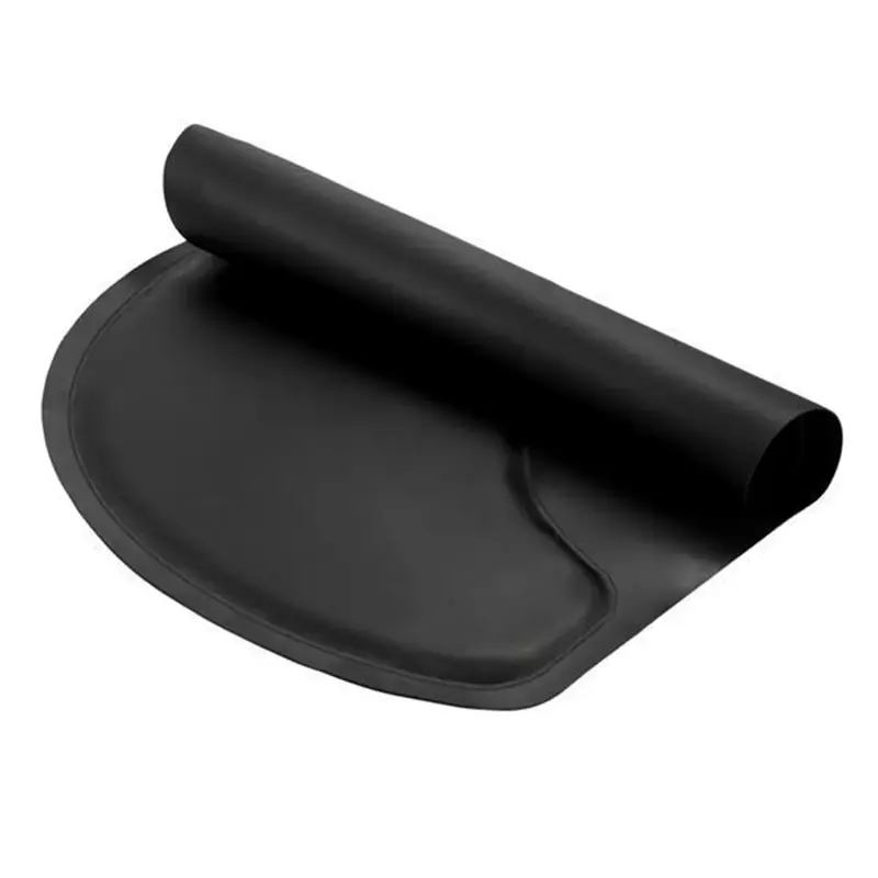 Anti-Müdigkeit Matte, Semi Kreis, 3 "Breite x 5" Länge x 1/2 "Dicke, schwarz